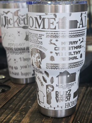 Home Alone Full Wrap 30 oz Tumbler